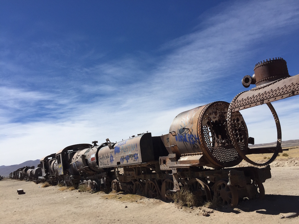 Train cemetery